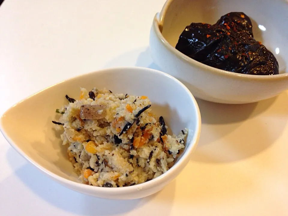 うの花炒り煮と茄子の煮物|侑子さん