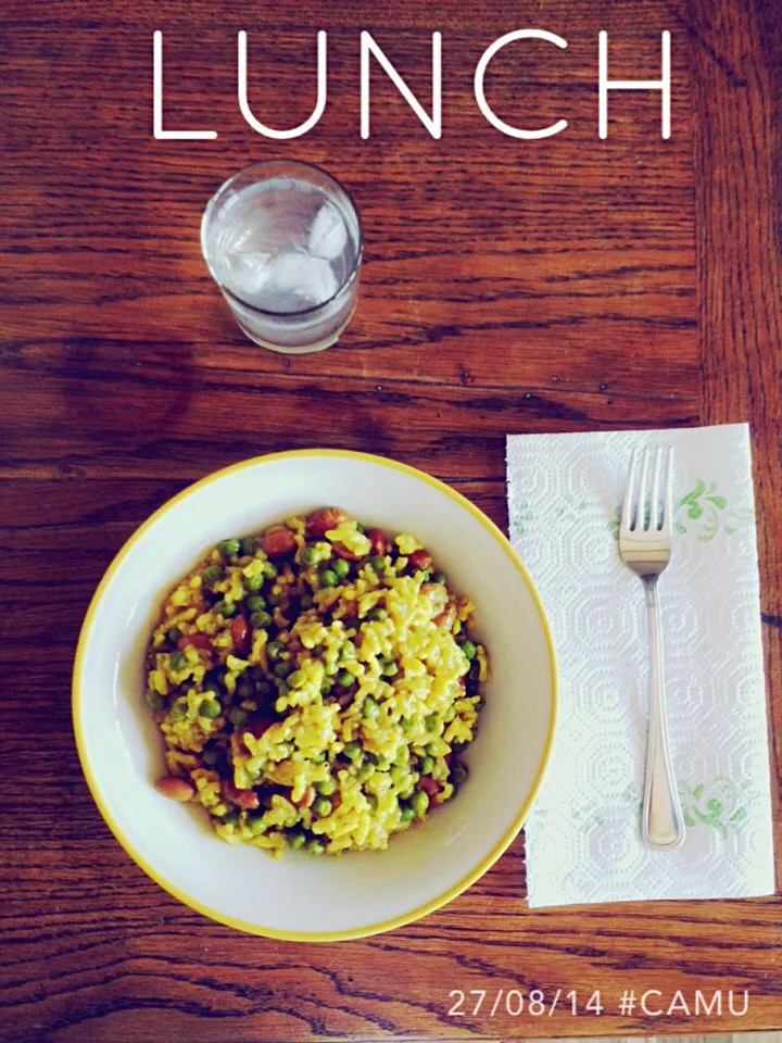 Curry Rice with beans and peas!|Giorgiaさん