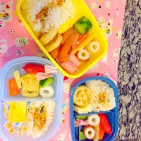 私＆子供達のお弁当|miffyさん