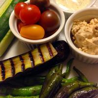 夏野菜のディッププレート