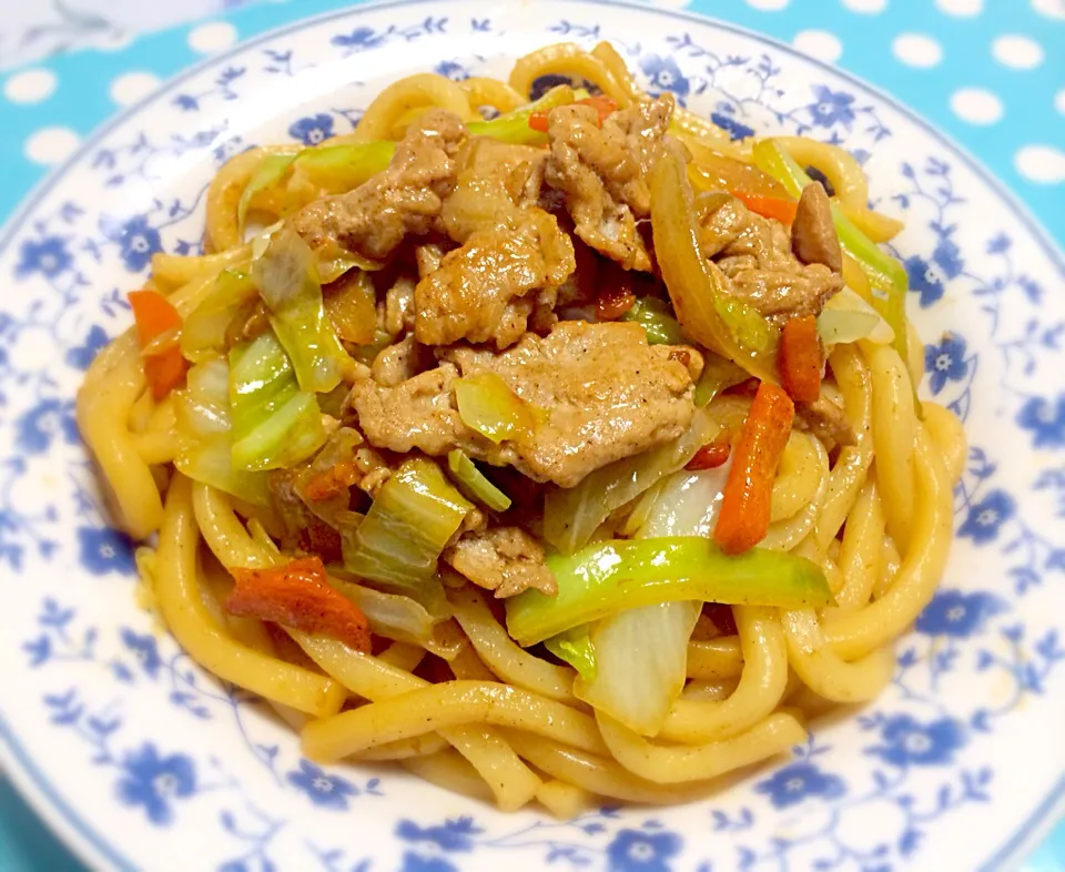 Stir fried udon noddles|Liezlさん