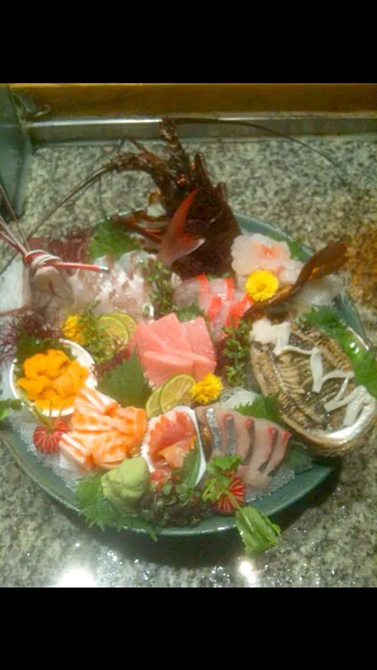 Sashimi moriawase|Jems Bongさん