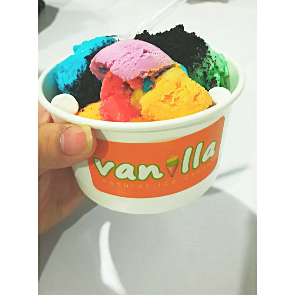 #icecream#dessert#rainbow#chocomint|stevenliechardoさん