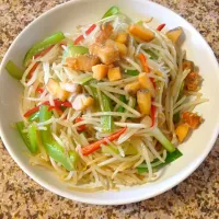 Stir Fry Bean Sprout with Salted Fish!|Anna Wangさん