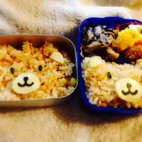 Snapdishの料理写真:夏休み最後のお弁当|Mami Nakamuraさん