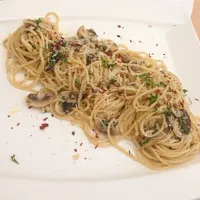 Snapdishの料理写真:Mushroom anglio olio|ching sing yunさん