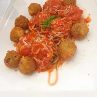 Snapdishの料理写真:Spaghetti meatballs|ching sing yunさん