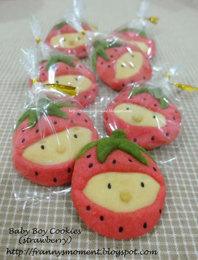 Strawberry boy cookies|Frannyさん