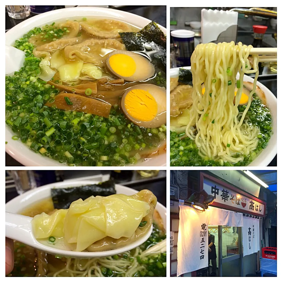 雲呑麺＋醤蛋@飯田橋・髙はし|juneshunさん