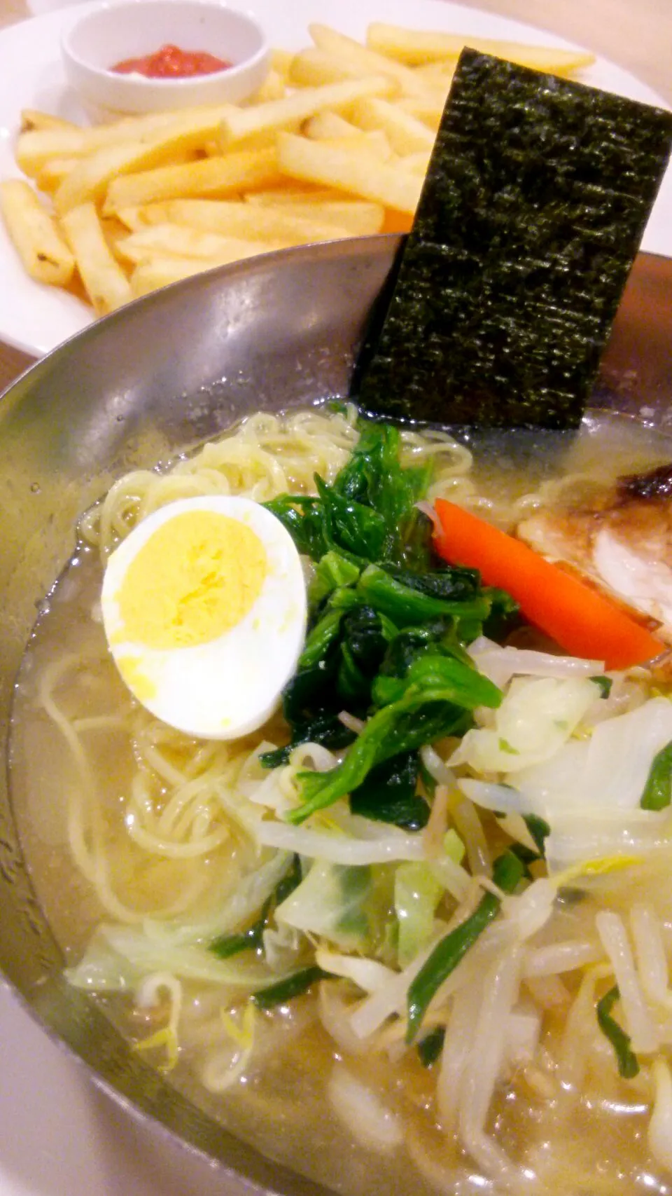 8/27冷やし塩ラーメン＠ガスト|まあるさん