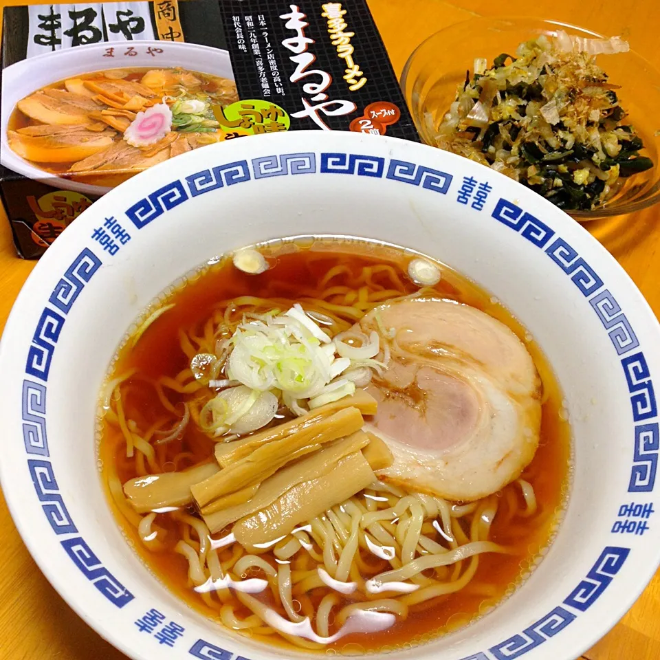 喜多方ラーメンまるや|カウンター嬢さん