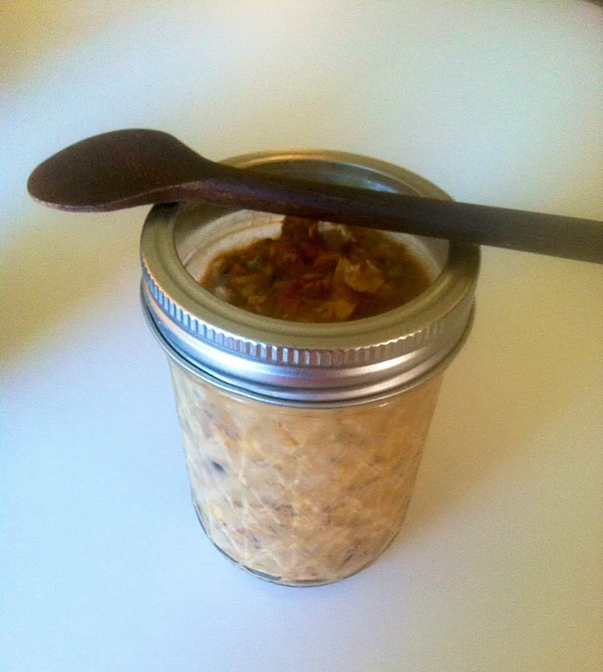 PB & Banana Overnight Oats|victoria valerioさん