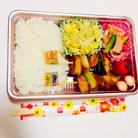 Snapdishの料理写真:焼き鳥風弁当|Harukaさん