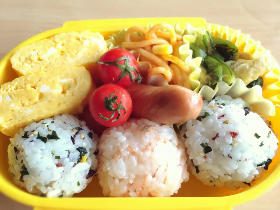 小1学童 おにぎり弁当|やました まみさん