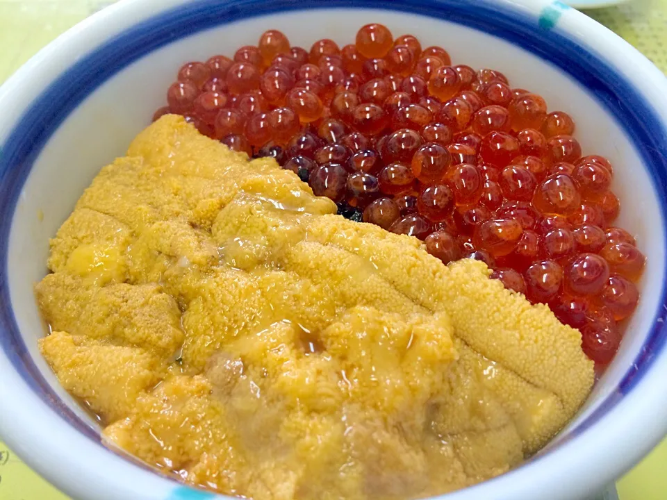 Snapdishの料理写真:うにいくら丼|Satomi  Koyamaさん