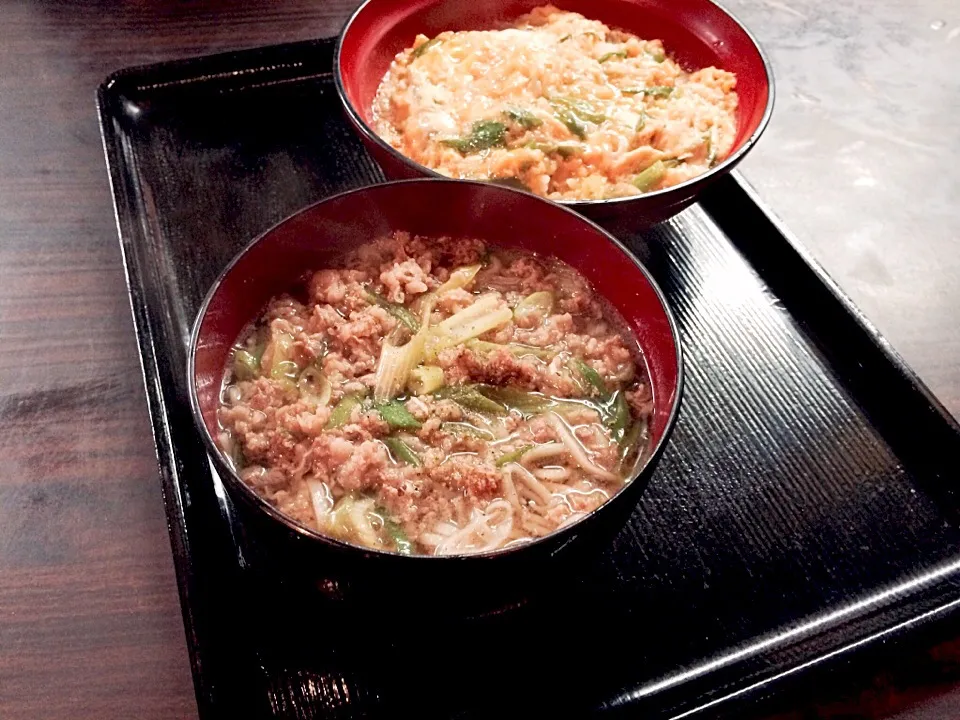 ミニ肉蕎麦、ハイカラ丼|Masami Yamashitaさん