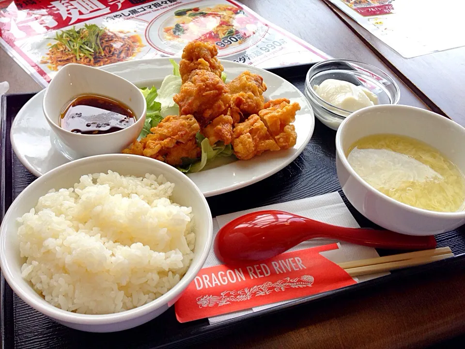 鶏の唐揚げ定食(^O^)／|すかラインさん