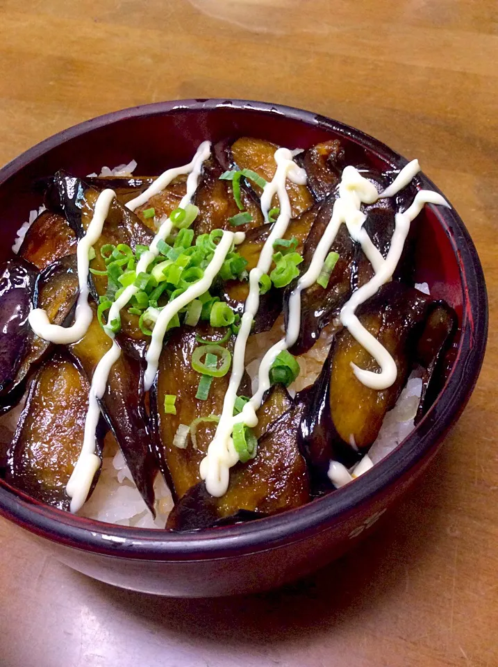 茄子蒲焼き丼♫(^_^)v|Norio Fukudaさん