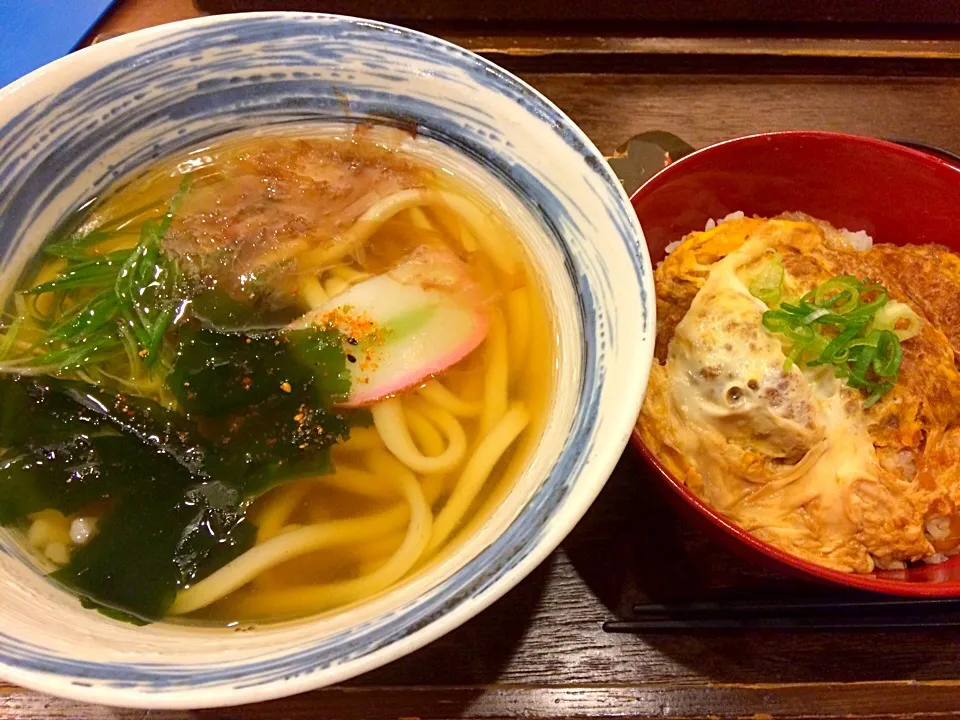 カツ丼とうどんセット|Noriyuki Saitoさん