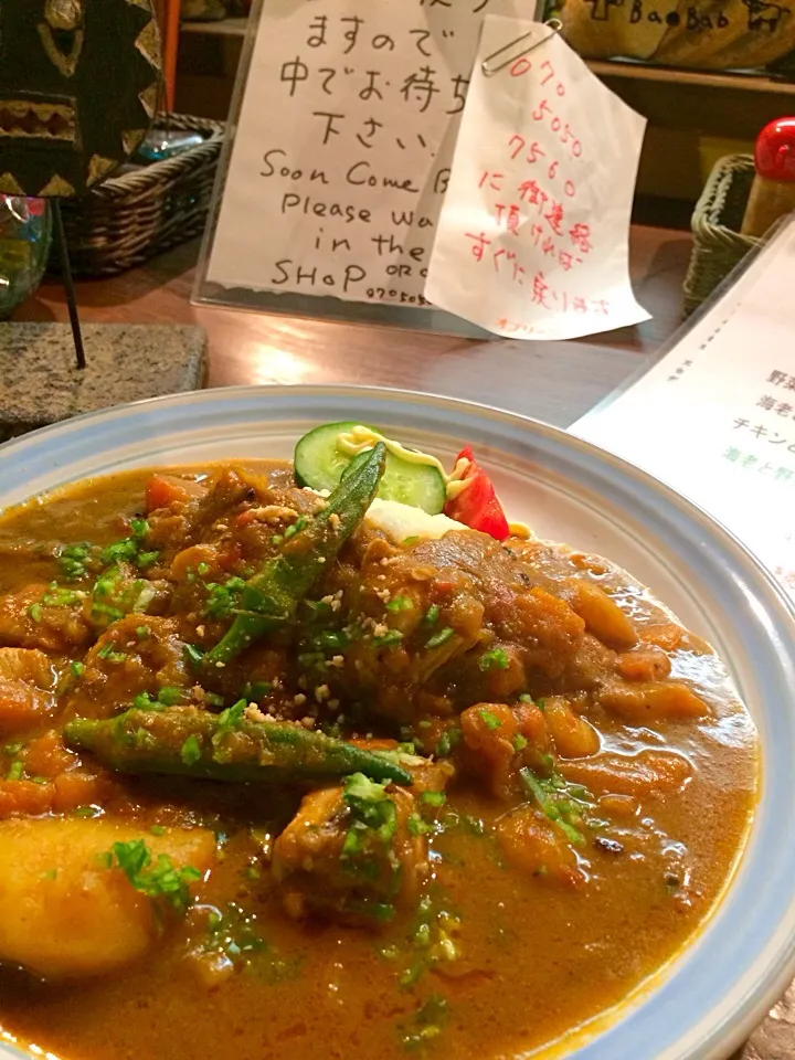 野菜とチキンのカレー 1,000円|神力屋 火酒さん