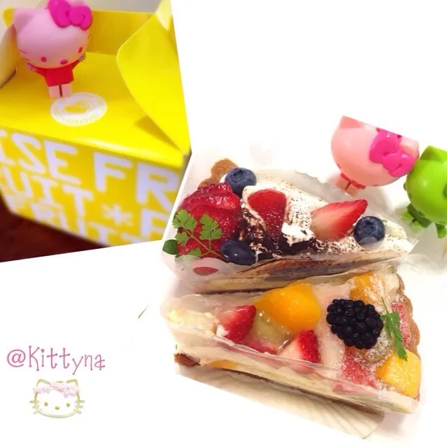 🎀꒰๑॔• ॢ  ॢ•๑॓꒱💛Fruit Tart🍒🍇🍓🍌🍎🍑|🎀Kittyna🌸さん