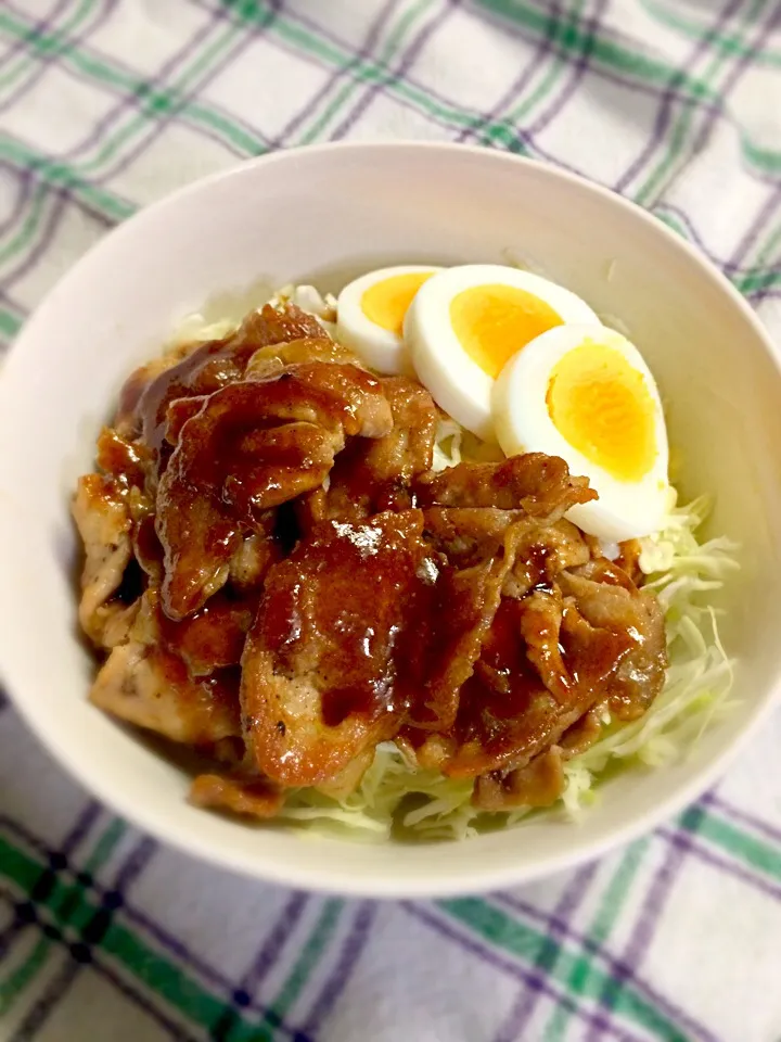 豚モモスライスのステーキ丼|Mさん