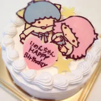 Snapdishの料理写真:娘の誕生日ケーキ♪キキララ仕様(^^)|dollyfaithさん