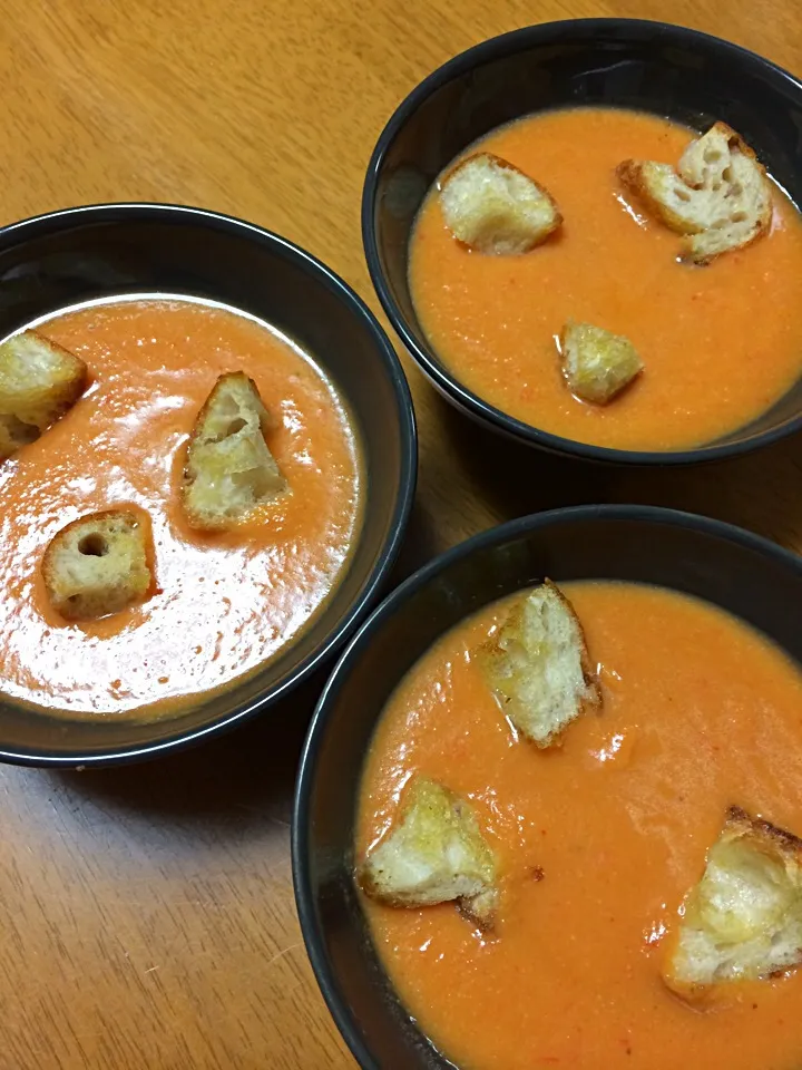 Snapdishの料理写真:Mango Gazpacho for my friends;)|aястасияさん