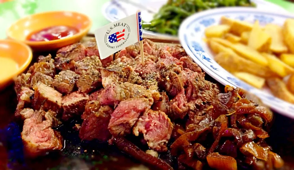 Grilled beef steak@New Ubin seafood|coxiella24さん