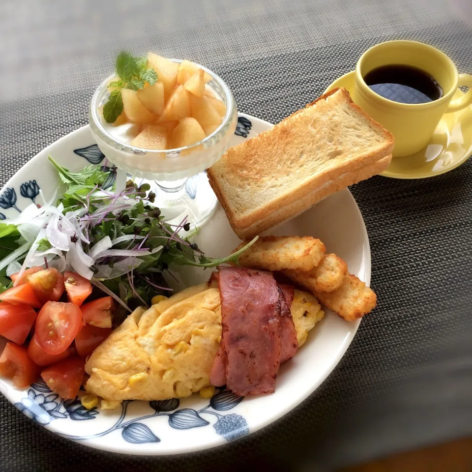 今日の朝ごはん|ぺんぎんさん