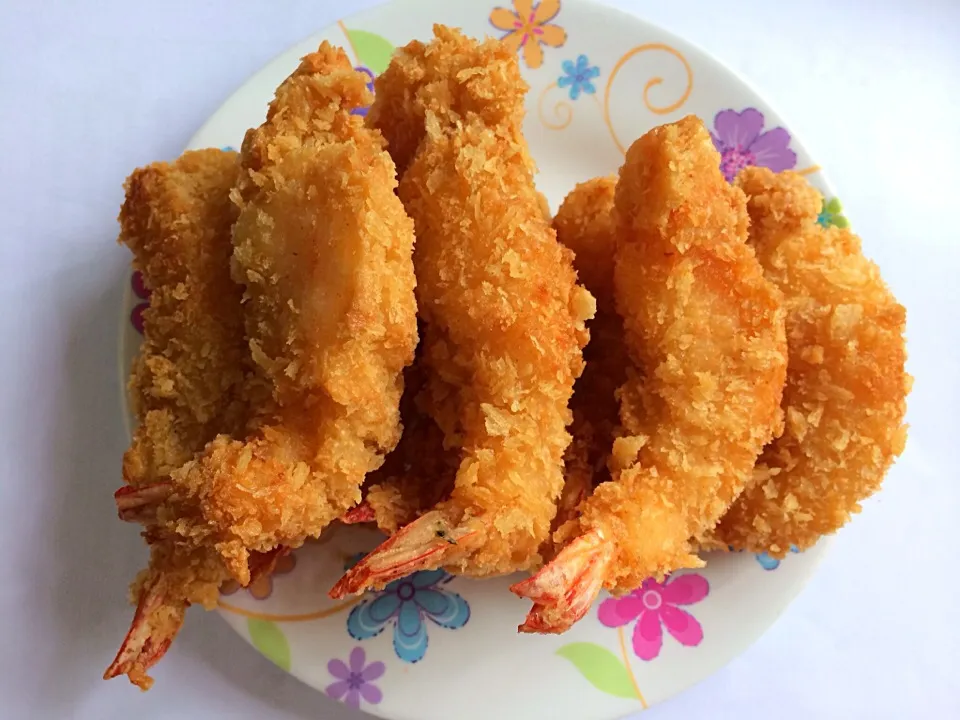 Snapdishの料理写真:กุ้งชุบเกล็ดขนมปัง ( Breaded With Shrimp )|Tee Teeさん