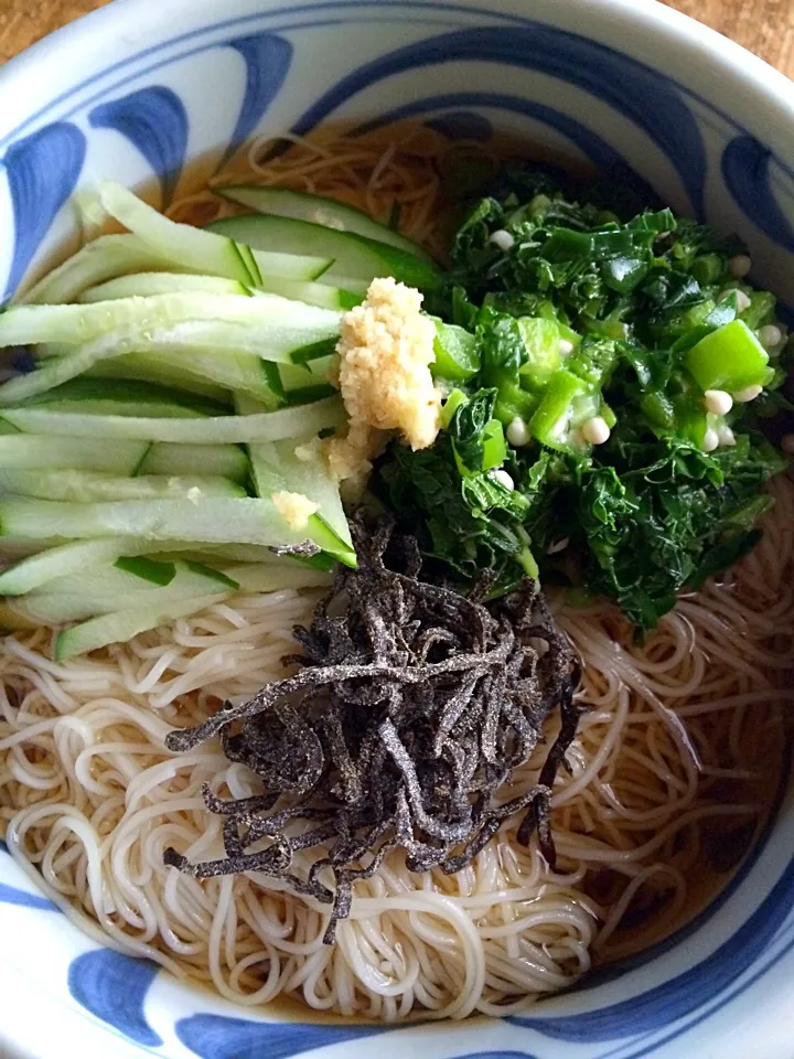 塩昆布と麦茶の素麺‼︎|Yoshinobu Nakagawaさん