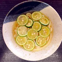 Snapdishの料理写真:スダチひやひや|Hiroyuki Setoさん