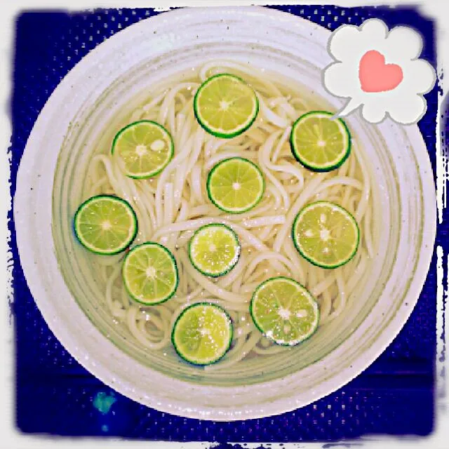 すだちそば 
 #すだちそば #うどん  #すだち #冷やしうどん|RUNBALLさん