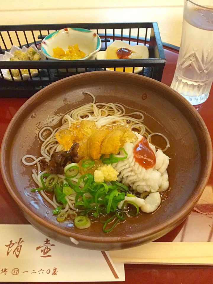 ハモとウニ入り冷し麺|ヒロコさん