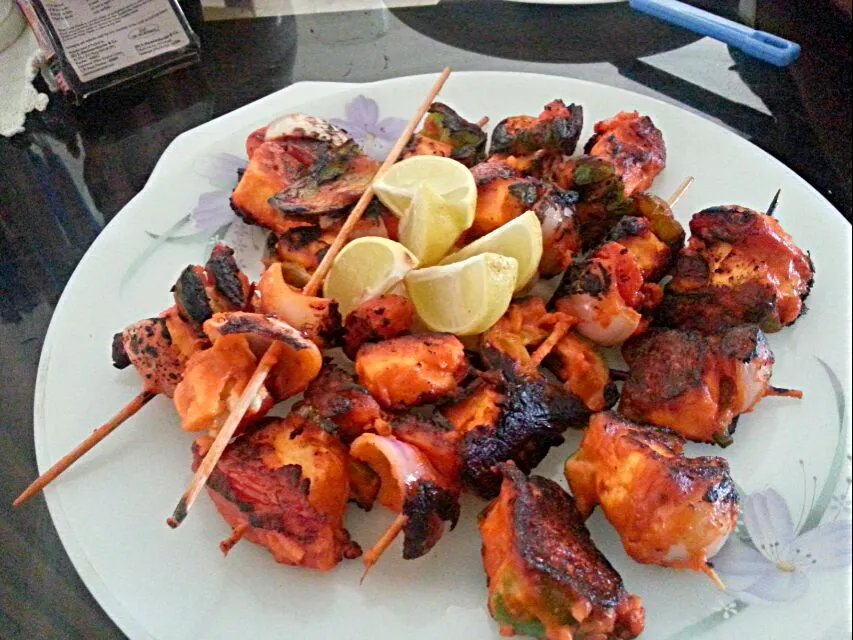 Snapdishの料理写真:#paneer #paneertikka|Reema kelekarさん