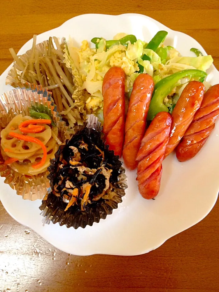 お昼に起きて来た高3息子ランチ🍙|まいりさん