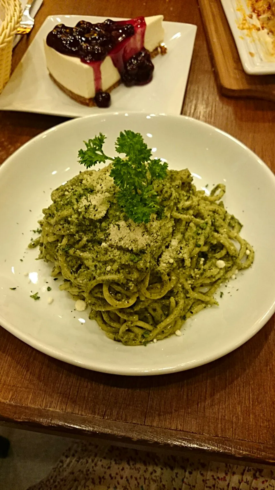 Creamy Pesto Pasta|bonnieさん