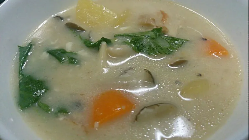 Autumn is coming soon！So so exciting for cooking Veggies potage cheese stew.|roseさん