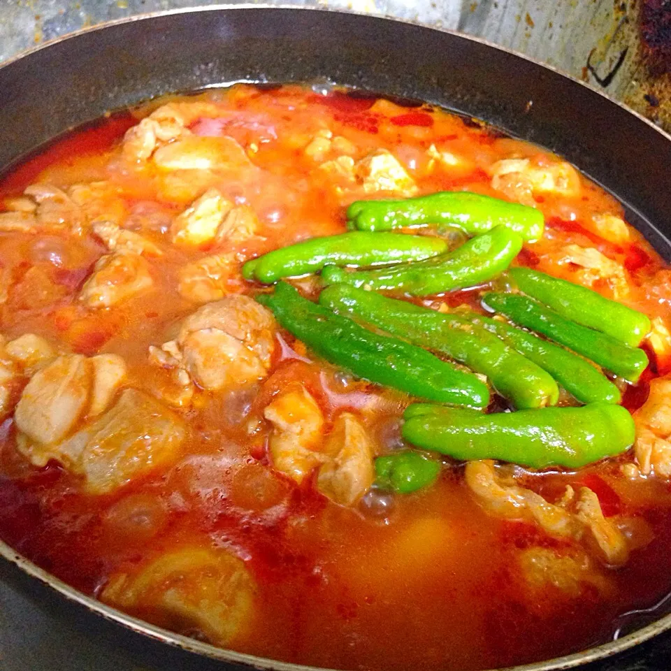 Chicken cooked in tomato鶏のトマト煮|JUNJUNさん