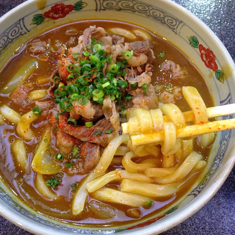 牛しゃぶカレーうどん|maixx ใหม่さん