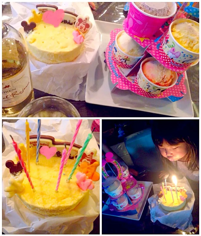 Snapdishの料理写真:Happy Birthday🎉ｱｲｽﾀﾜｰｹｰｷでお誕生日|🌈Ami🍻さん