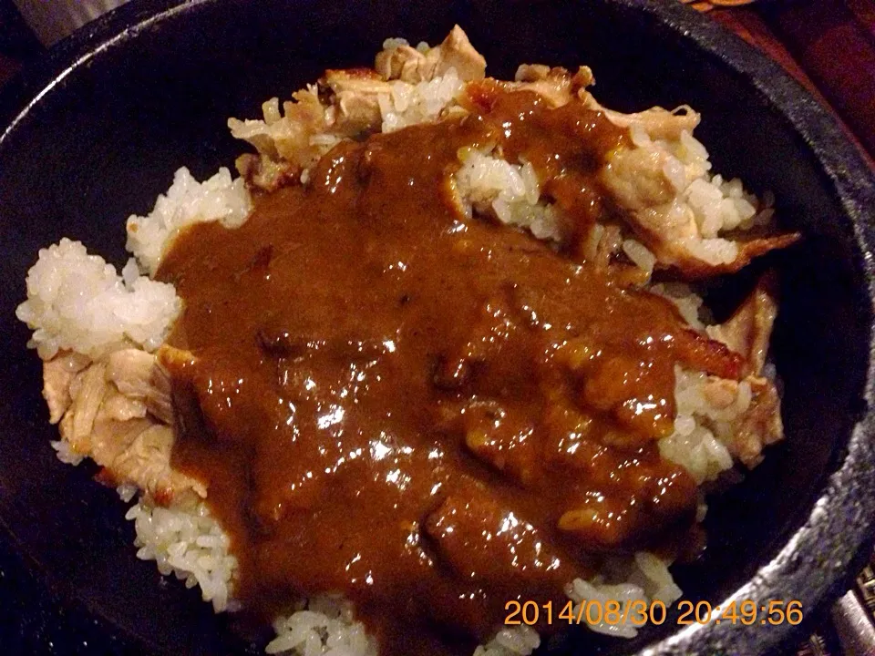 たべった大鳥居店の『石焼きチキンカレー』|コージ💫さん