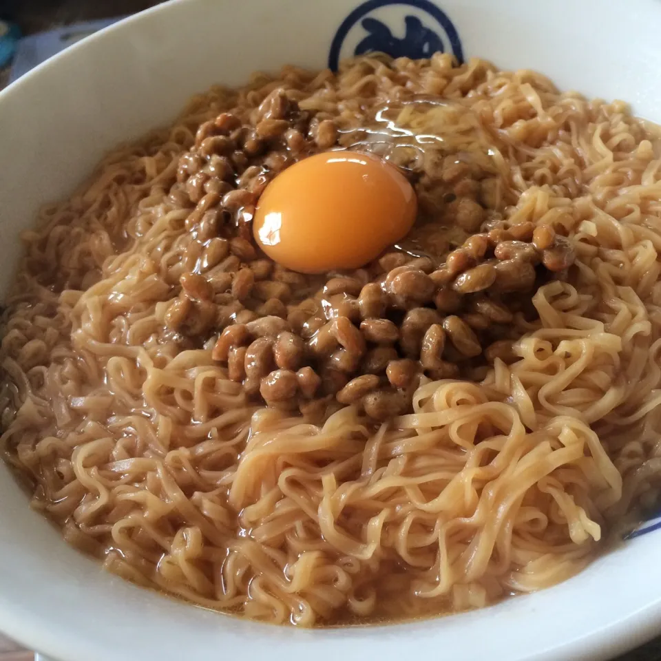 納豆たまごチキンラーメン|Koichi Shibataさん