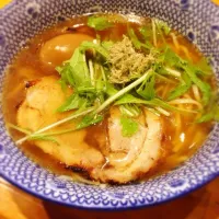 Snapdishの料理写真:飛魚味玉そば|みつさん