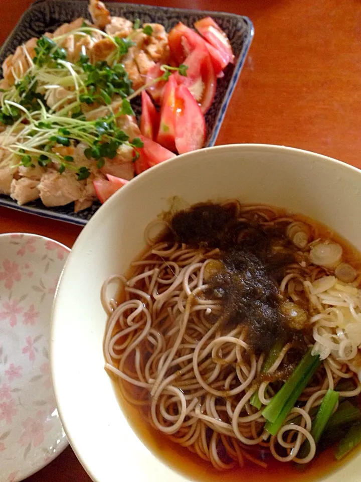 蕎麦と焼き鳥|ゆかりすさん