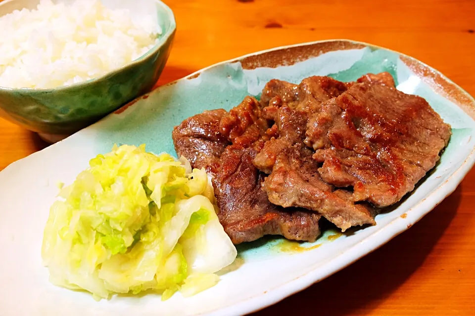 厚切り芯たん自宅バージョン|秋元康宏さん