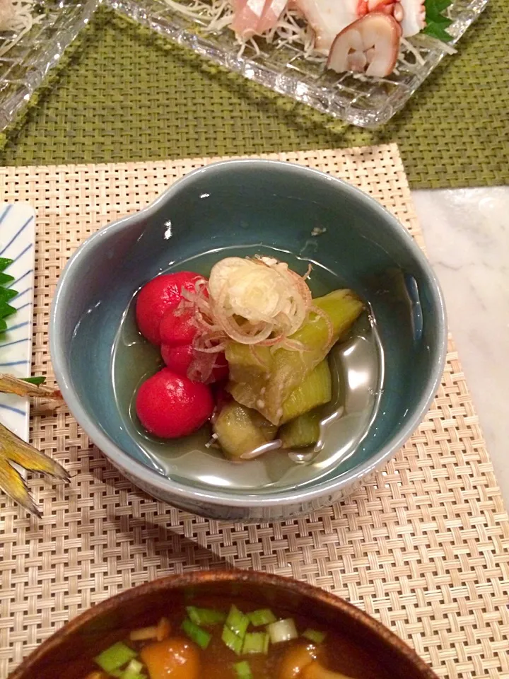 茄子とトマトの煮びたし|さとみさん