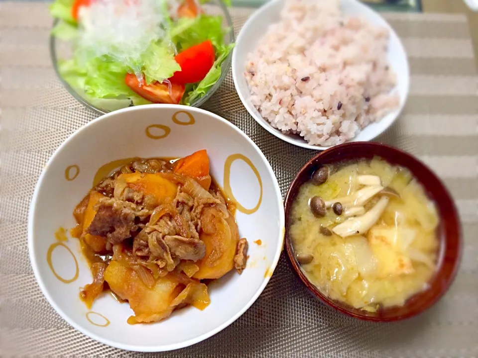 夜ご飯の肉じゃが|いしぃむしぃさん