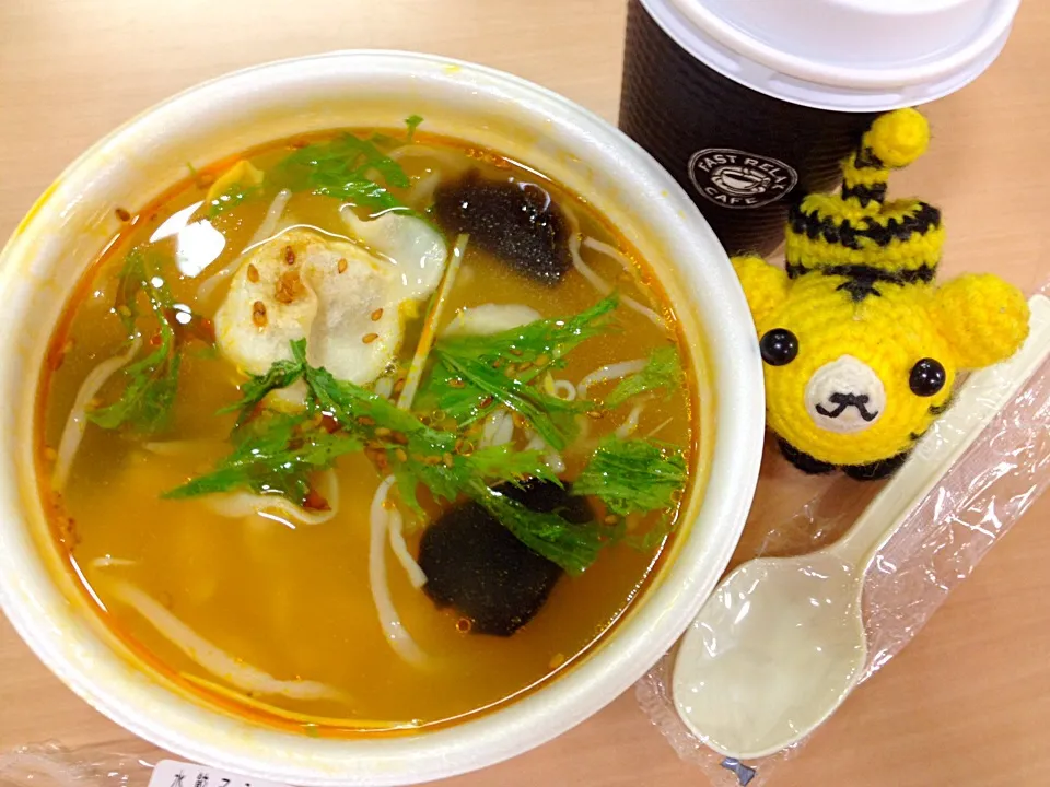 水餃子入り中華春雨スープ|いちこさん